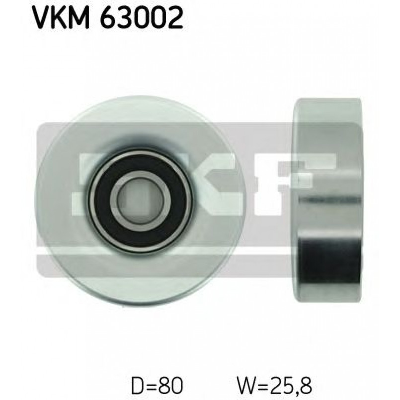 VKM 63002 SKF Ролик модуля натягувача ременя